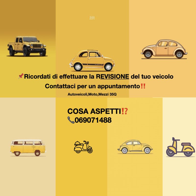 CENTRO REVISIONI MCTC (AUTO\MOTO\MEZZI ENTRO 35Q)